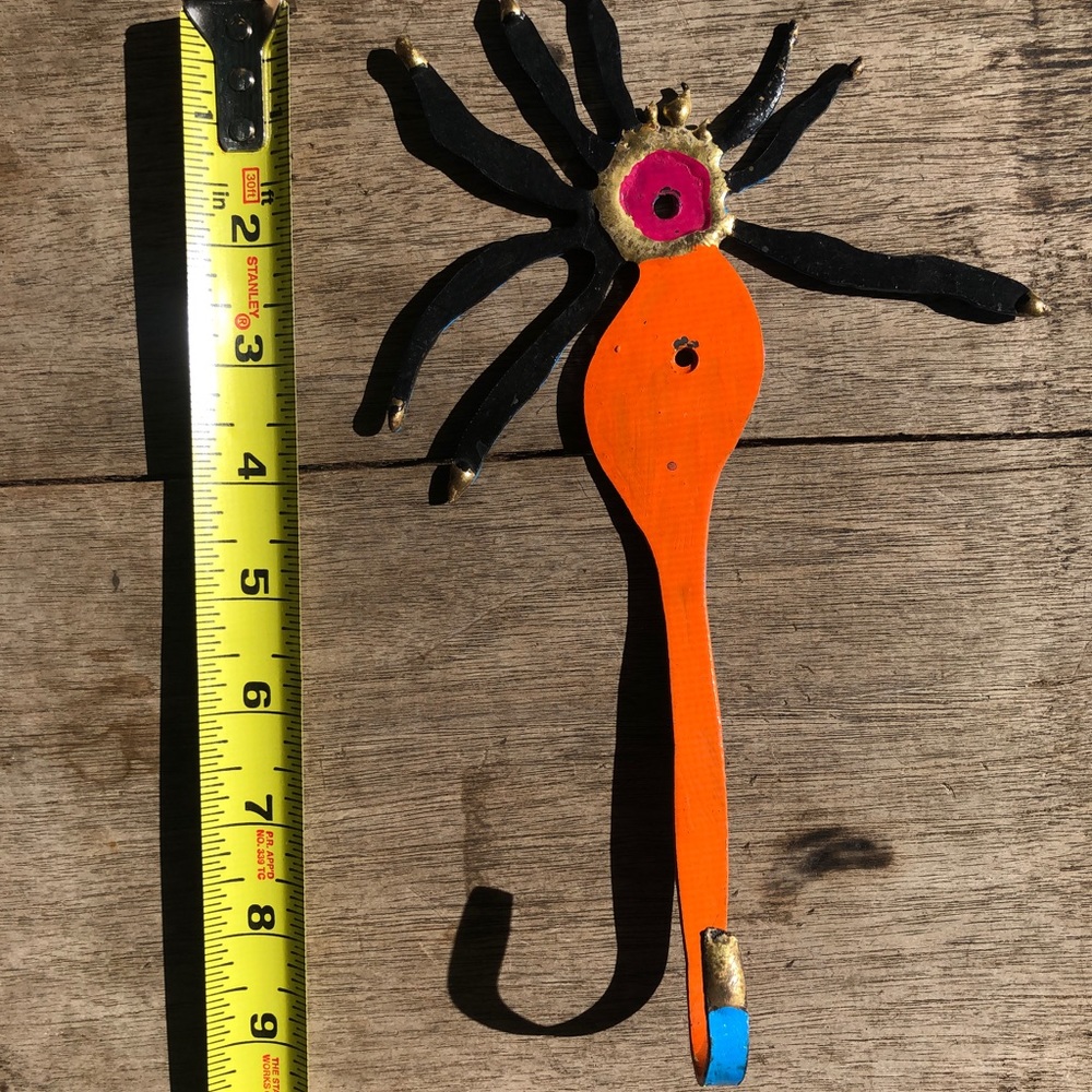 Spider Wall Hook, Handcrafted - Picture 5 of 5
